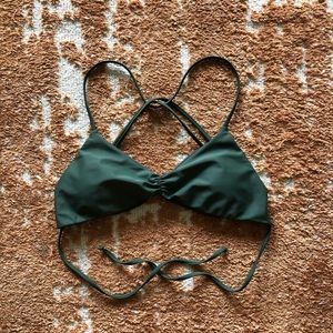 Full Tilt Cross Back Bikini Top